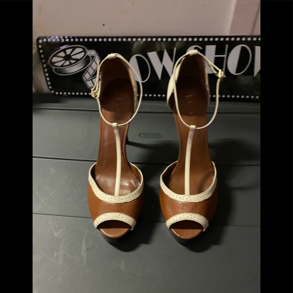 Ralph Lauren platform heels